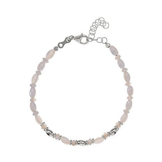 Alisia Fascinating silver bracelet with mother of pearl AL4568-Silver