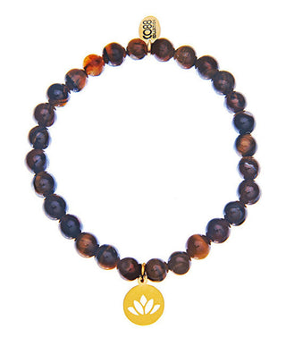 Co88 Wunderschönes Lotusblumen-Perlenarmband 865-180-220056-0000