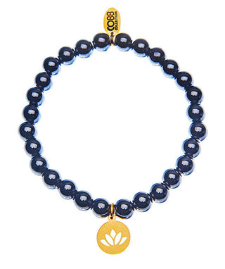 Co88 Wunderschönes Lotusblumen-Perlenarmband 865-180-220058-0000