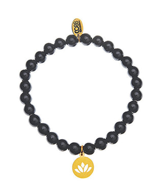 Co88 Wunderschönes Lotusblumen-Perlenarmband 865-180-220060-0000