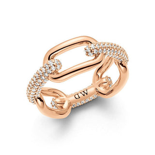 Daniel Wellington Anello Crystal Link Bronzo 60 mm — Anello