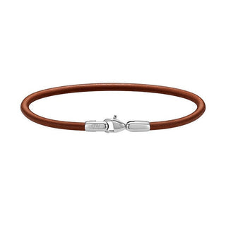 Daniel Wellington St Mawes Bracciale Pelle Marrone 18,5 cm — Bracciale