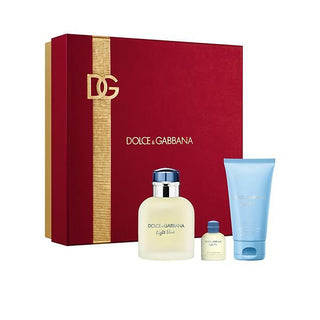 Dolce & Gabbana Light Blue 75 ml + gel 50 ml + 4,5 ml Uomo — Eau de Toilette