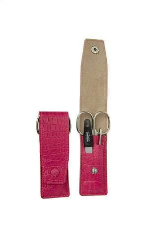 Dukas PL892 Rosa 3-teiliges Reise-Maniküre-Set