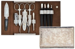 Dukas Conjunto de manicure familiar com 10 peças PL 252SB