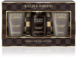 Baylis & Harding Coffret cadeau Poivre noir et ginseng (visage, corps et cheveux) pour homme