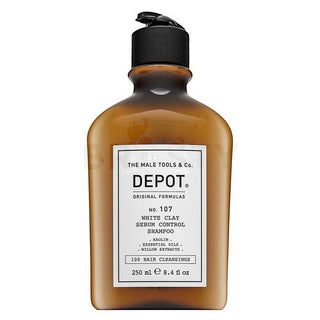 Depot n. 107 Szampon Kontrola Sebum Biała Glina 250 ml — Szampon