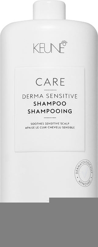Keune Shampoo Care Derma Sensitive para couro cabeludo sensível e irritado 1000 ml