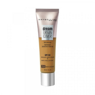 Maybelline Dream Urban Cover Volldeckende Creme-Foundation 356 Warm Coconut LSF 50 30 ml