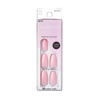 Kiss my face ImPRESS Farbe MC Pink Traumnägel 30 Stück
