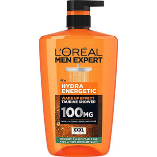 L´oréal paris Expert Hydra Energetic 100mg Duschgel Männer - 1000ml