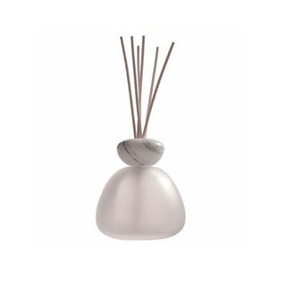 Millefiori milano Air Design-glasdiffusor med satinerad glastopp och vit marmor