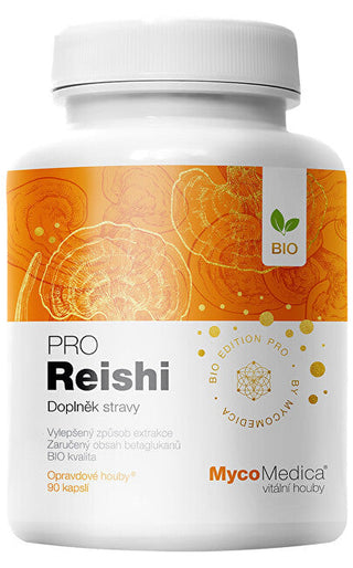 Mycomedica BIO Reishi PRO 90 kapsułek — Suplement diety