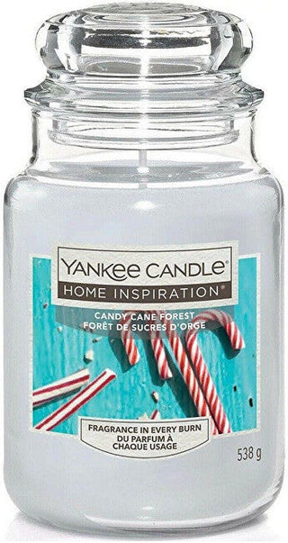Yankee candle شمعة معطرة كبيرة الحجم من هوم إنسبيريشن، غابة قصب الحلوى، 538 جرام