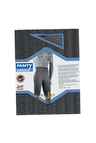 Solidea Pánské dlouhé anatomické kalhotky Panty Plus šedé metalické 3L