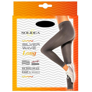 Solidea بنطلون سيلفر ويف طويل مضاد للسيلوليت، موكا XL