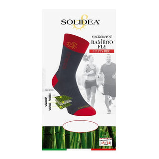 Solidea Socks For You Bamboo Fly Happy Red compression 18 24mmhg Fluo Yellow 1S