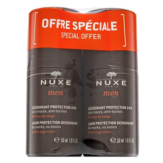 Dvojitá sada, Nuxe, pro muže, 24hodinová ochrana, deodorant roll-on, pro muže, 2 kusy, 50 ml