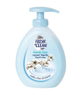 Fresh&Clean Vloeibare Zeep 300 Ml Melk En Katoenbloemen 