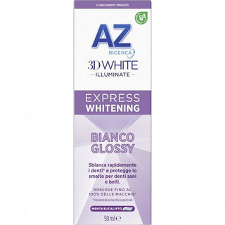 Az 3D White Illuminate Express Whitening Bianco Glossy 50 ml — Dentifricio