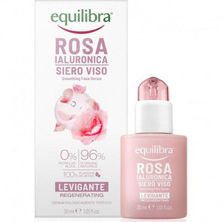 Equilibra Rosa Ialuronica Siero Viso Levigante 30 ml — Siero viso