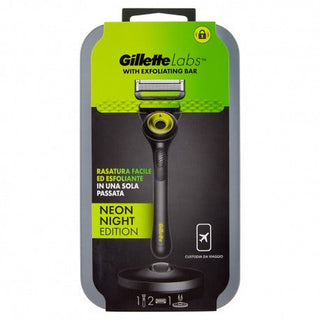 Gillette Herrenrasierer Labs Neon Night Edition Travel 