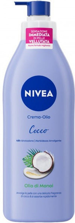 Nivea Nivea Крем для тела с маслом, помпа, кокос и масло монои, 400 мл 