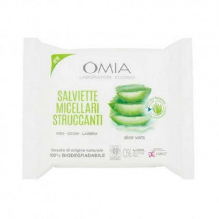 Omia Eco Bio Visage Toalhitas Desmaquilhantes Micelares Com Aloé 20 Unid. 