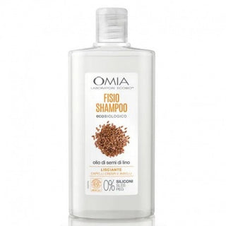 Omia Champô Eco Biológico Óleo de Sementes de Linho Cabelos Rebeldes 200 Ml 