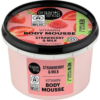 Organic Shop Strawberry And Milk Body Cream 250 Ml 