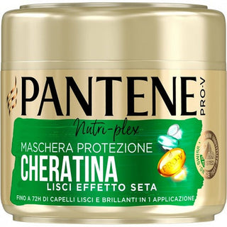 Pantene Maschera Capelli Protezione Cheratina Lisci Effetto Seta 300 ml — Maschera Capelli