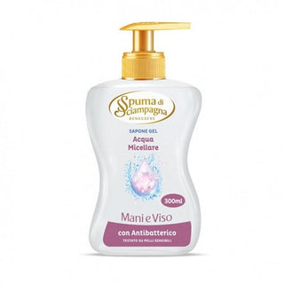 Spuma Di Sciampagna Sapone Gel Mani E Viso Acqua Micellare 300 ml — Gel detergente mani e viso