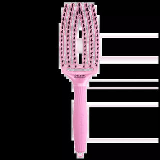 Olivia Garden 指梳中号 Arctic Lights 头发刷 Celestial Pink 
