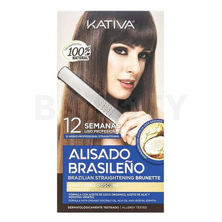 Brazilská vyhlazující sada Kativa Brunette 225 ml 