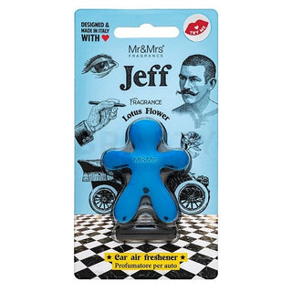 Mr&Mrs Fragrance Jeff Chrome Fiori di loto — Deodorante auto