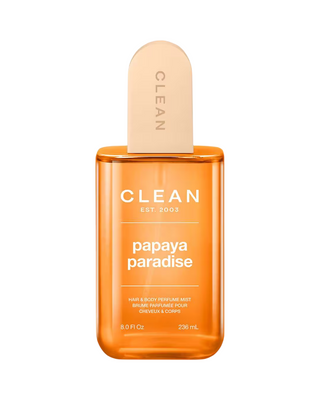 Clean Papaya Paradise, nebbia profumata per capelli, per donna, 236 ml