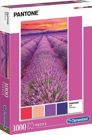 Clementoni, Pantone, Vivid Purple, Παζλ, Unisex, 1000 κομμάτια