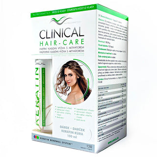 Clinical Hair Care 120 Capsules + Keratin 100 Ml 