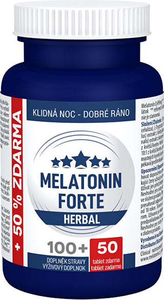 Clinical Melatonina Forte Herbal 100 + 50 Compresse