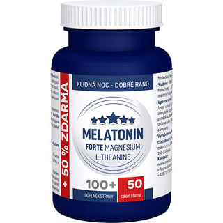 Clinical Melatonina Forte Magnesio L-Teanina 100 + 50 Compresse