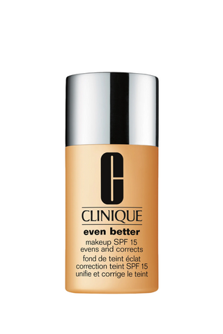 Clinique, Even Better, finitura naturale, fondotinta liquido, WN 54, Honey Wheat, SPF 15, 30 ml