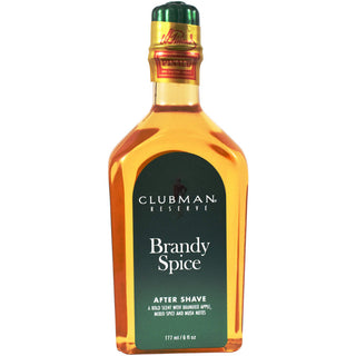 Clubman Loción calmante para después del afeitado Brandy Spice (177 ml)