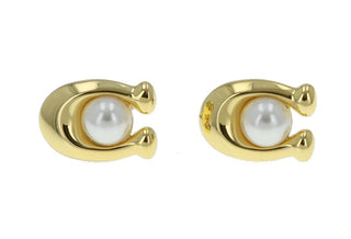 Coach Elegant gold plated Orecchini with pearl 37341922GLD100