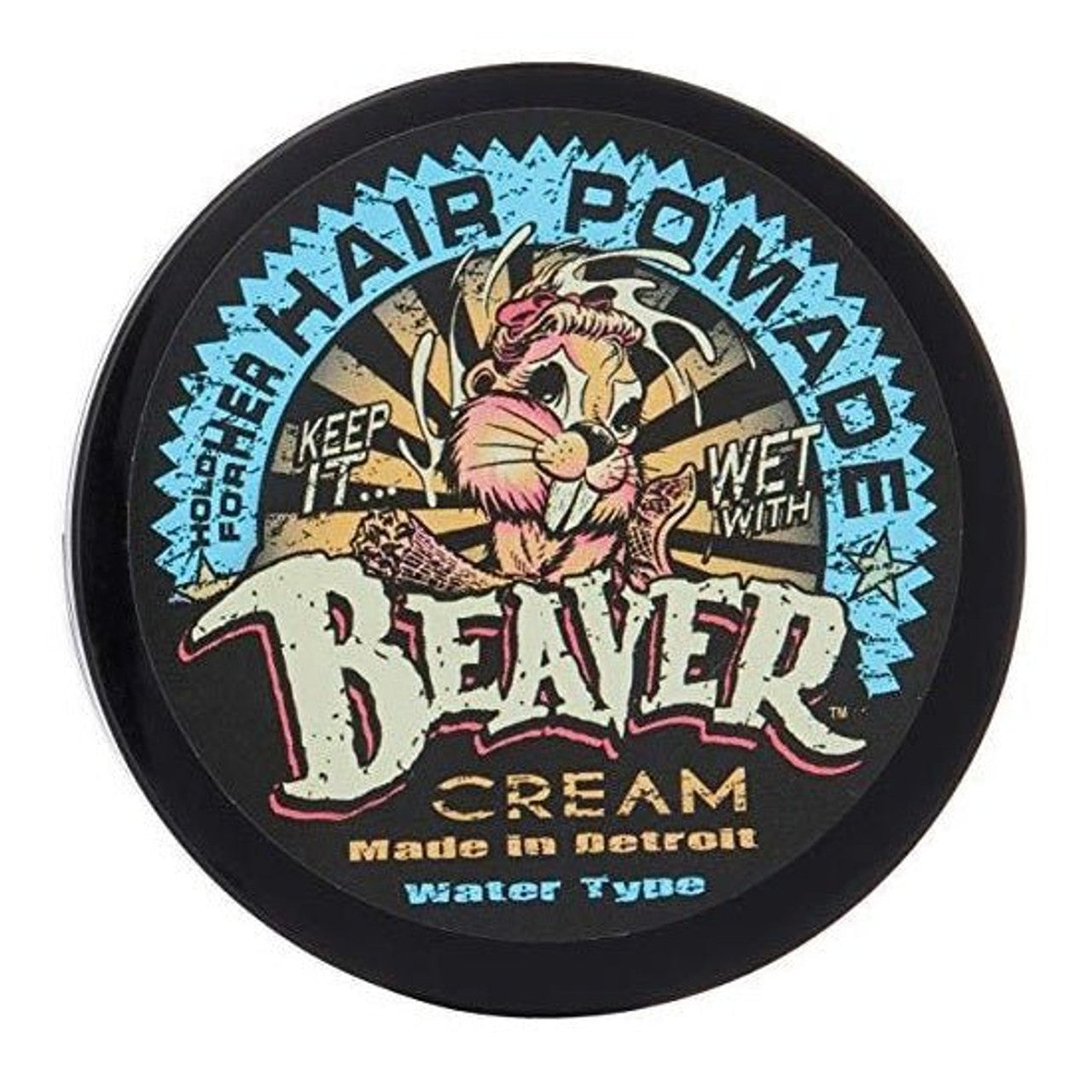 Cock Grease Beaver Cream Water Type Pomata Styling Capelli 110g — Pomata Capelli