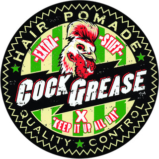 Cock Grease Extra Slick No X Pomata per lo styling dei capelli finitura lucida tenuta extra 100 g