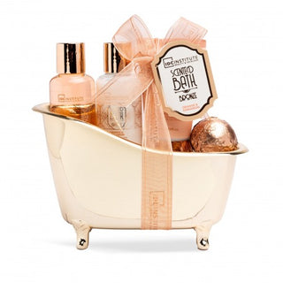 Idc Institute Cofanetto Bagno Orange & Cinnamon Set Bagno 4 Pezzi