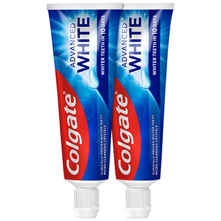 Colgate Advanced White Whitening Toothpaste 2 x 75 ml