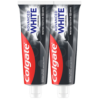Colgate Advanced White Charcoal Whitening Toothpaste 2 x 75 ml