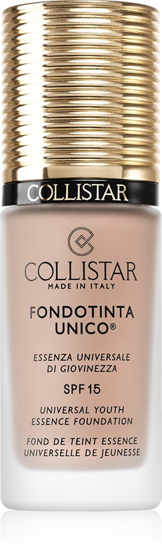Collistar كريم أساس يونيفرسال يوث إسنس بعامل حماية من الشمس 15، 30 مل، لون وردي عاجي 1R