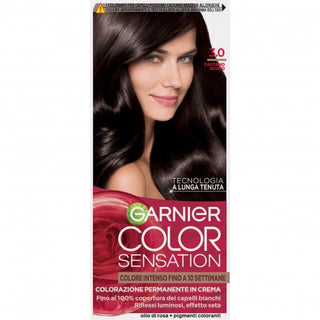 Garnier Color Sensation Перманентная Крем-Краска 3.0 Темно-Каштановый 